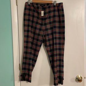 NWT Talbots Plaid Christmas Pants in Women’s Petite 16